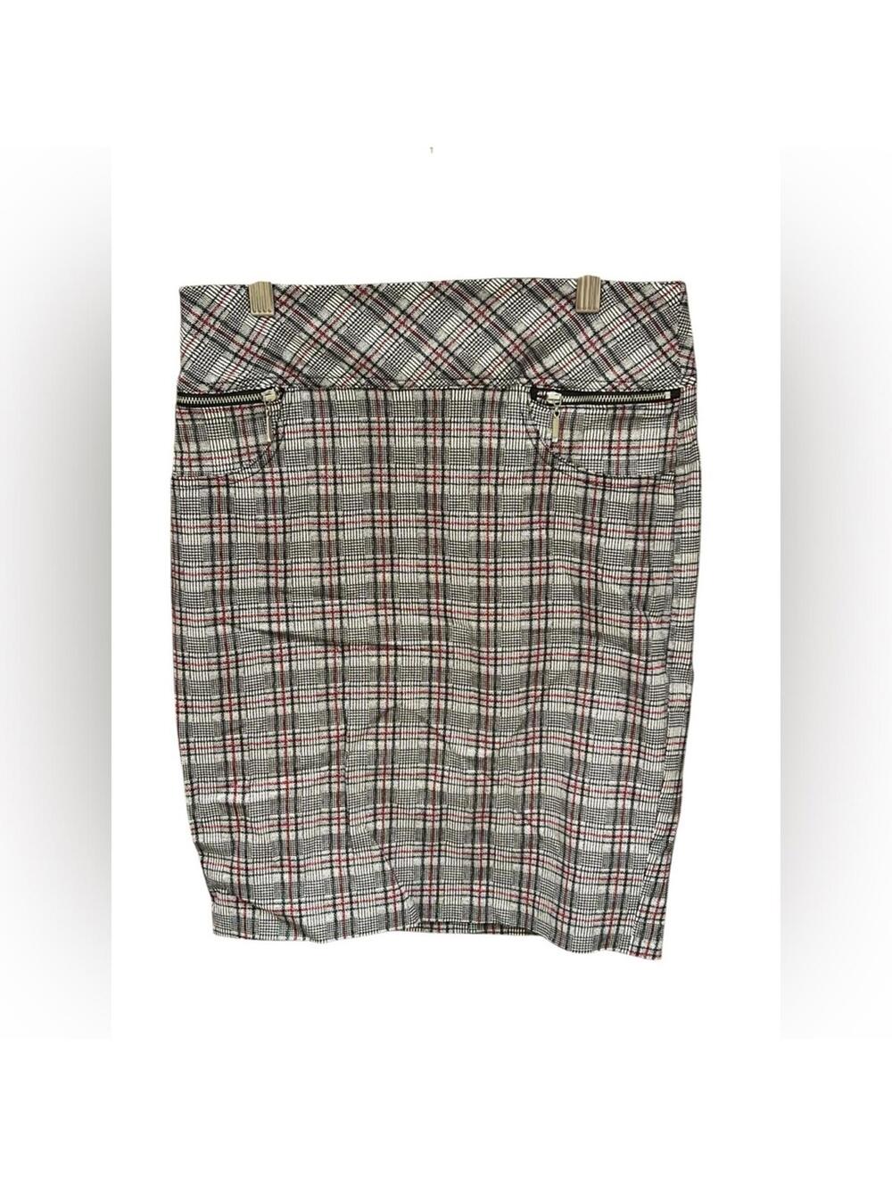 Joe B by Joe Benbasset Plaid Stretch Skirt – Women’s Medium